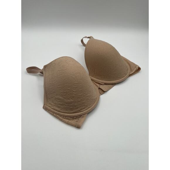 Natori Bra 34D 136059 Jacquard T-Shirt Lined Underwire Beige - Picture 4 of 9
